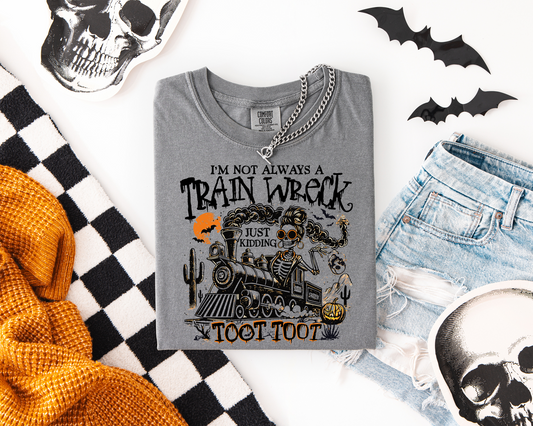 Train Wreck Halloween Shirt