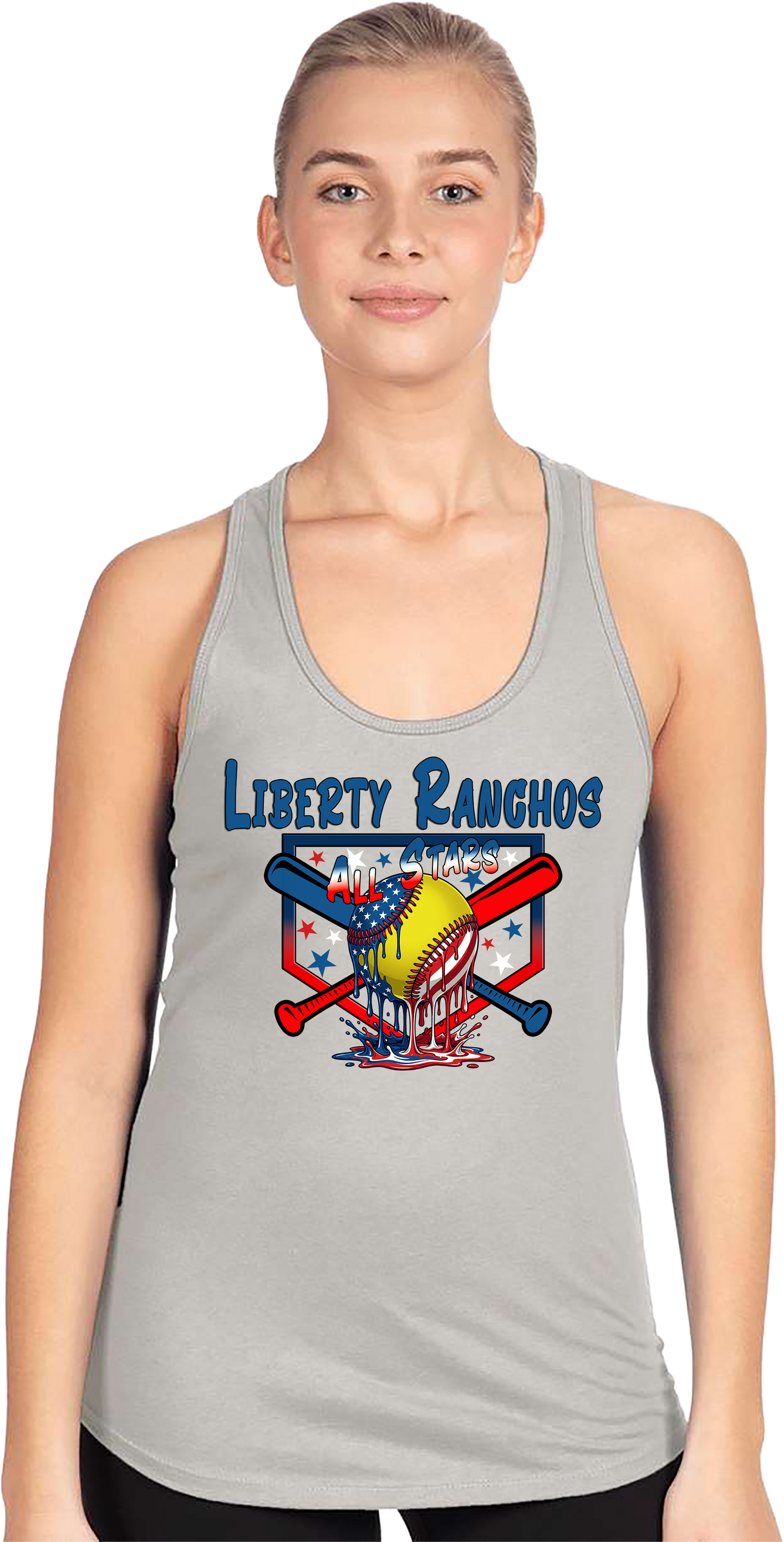 Liberty Ranchos 2026 Softball Drip All Stars Tank Top Racerback