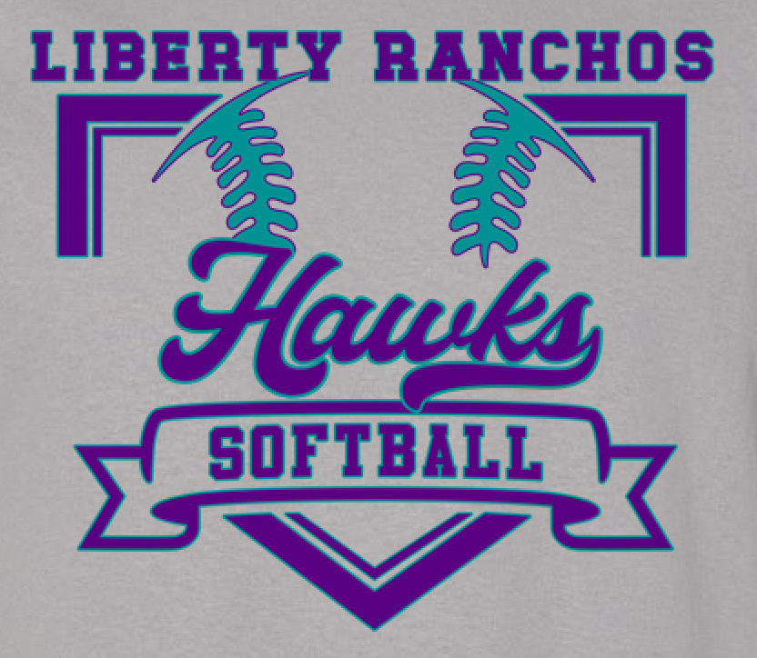 Liberty Ranchos Softball Cotton T-Shirt